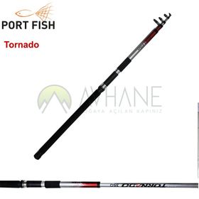Port Fish Tornado 75-150 GR 270 CM Teleskobik Fiber Olta Kamışı