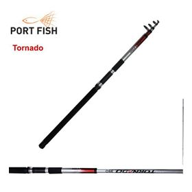 Port Fish Tornado 75-150 GR 300 cm Mavi Teleskopik Fiber Olta Kamışı