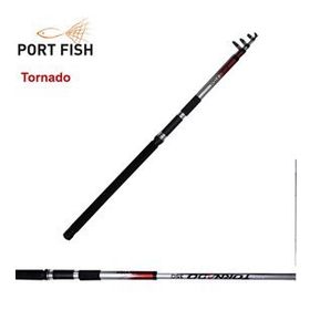 Port Fish Tornado 75-150 GR 300 cm Mavi Teleskopik Fiber Olta Kamışı