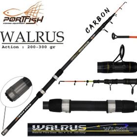 Port Fish Walrus 185 cm 200-300 gr Teleskopik Tekne Kamışı