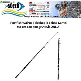 Port Fish Walrus Teleboat 210 cm 200-300 gr Teleskopik Tekne Kamışı