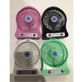 Portable 1200Mah Usb 4 Renk Masaüstü Şarj Edilebilir Fan
