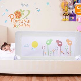 Portakal Safety Katlanabilir 120 cm Yatak Bariyeri