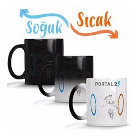 Portal 2 Personagens Sihirli Porselen Kupa