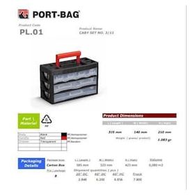 Portbag PL01 Caby 3/11 Çekmece Seti