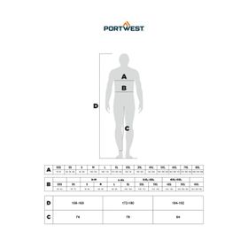Portwest Bizweld Alev Almaz Ceket