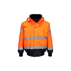 PortWest Reflektörlü Çift Renk İş Güvenliği Montu