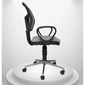 Porziyon Depar Krom Gri Fileli Çalışma Koltuğu
