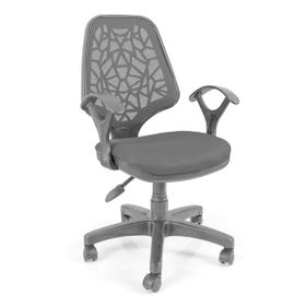 Porziyon Diamond Ofis Büro Öğrenci Gri Çalışma Sandalyesi