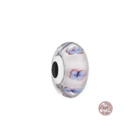 Poseidons Jewellery Kelebek Desenli Murano Cam Charm