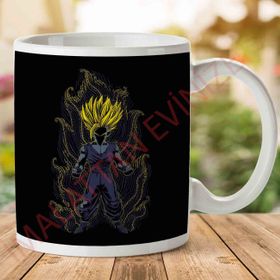 Post Impressionist Young Trunks Dragon Ball Super Baskılı Kupa
