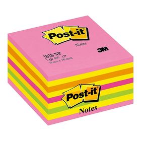Post-it 2028-NP Gökkuşağı Pembe Tonları 450 Yaprak 76x76 mm Küp Yapışkanlı Not Kağıdı