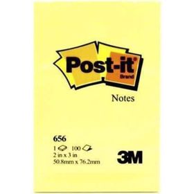 Post-it 656 51x76 mm 100 Yaprak Sarı Not Kağıdı