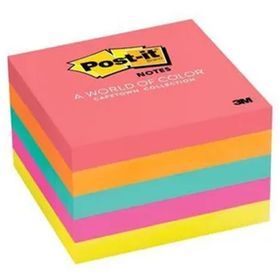 Post-İt 76x76 5'Li Çizgisiz Çok Renkli Yapışkanlı Not Kağıdı