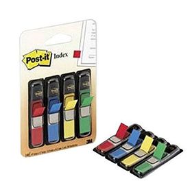 Post-it Index 683-4 Siyah Dispenserli 4 Renk İşaret Bandı