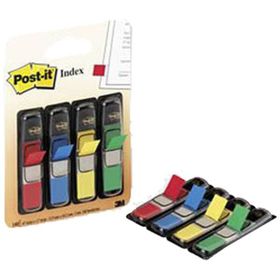 Post-it Index 683-4 Siyah Dispenserli 4 Renk İşaret Bandı