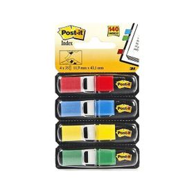 Post-it Index 683-4 Siyah Dispenserli 4 Renk İşaret Bandı
