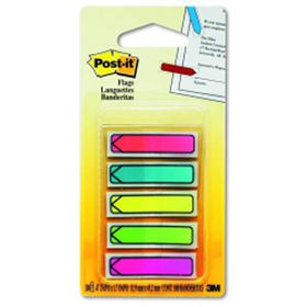 Post-it Ok Şeklinde 12x43 mm 4 Renk Yapışkanlı Ayraç İndex