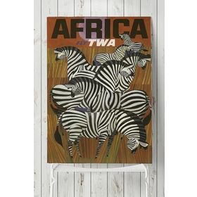 Postermanya Afrika Vintage 80x115 cm Poster