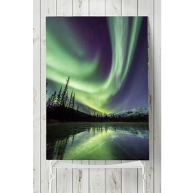 Postermanya Alaska Aurora Manzara 80x115 cm Poster