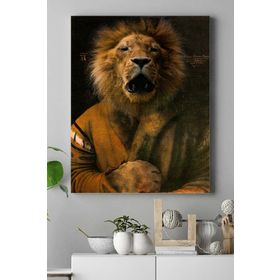Postermanya Aslan Kral Sanatsal 30x40 cm Poster