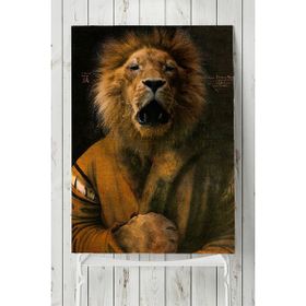 Postermanya Aslan Kral Sanatsal 70x100 cm Poster