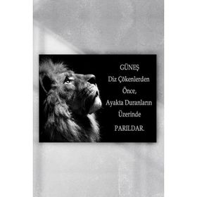 Postermanya Aslan Kral Sanatsal 70x100 cm Poster