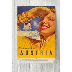 Postermanya Avustralya Vintage 30x40 cm Poster