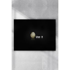 Postermanya Beynini Kullan Eğlenceli Mizahi 70x100 cm Poster