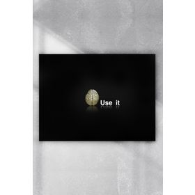 Postermanya Beynini Kullan Eğlenceli Mizahi 90x130 cm Poster