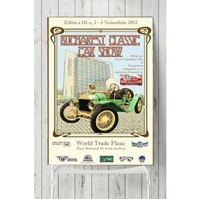 Postermanya Bucharest Classic Vintage Araba 70x100 cm Poster