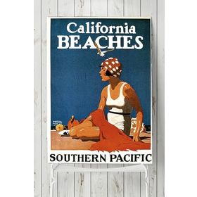 Postermanya California Vintage Manzara 60x90 cm Poster