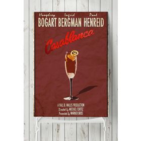 Postermanya Casablanca Kazablanka Film Afişi 3 70x100 cm Poster