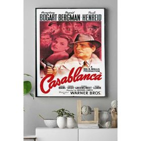 Postermanya Casablanca Kazablanka Film Afişi 40x60 cm Poster