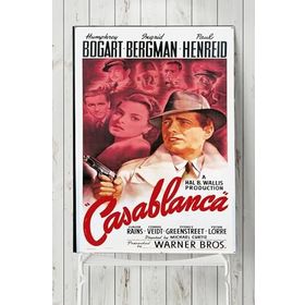 Postermanya Casablanca Kazablanka Film Afişi 40x60 cm Poster