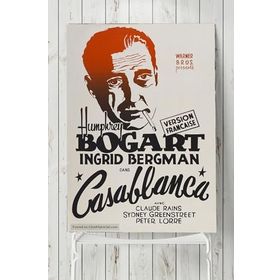 Postermanya Casablanca Kazablanka Film Afişi 5 90x130 cm Poster
