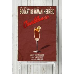 Postermanya Casablanca Kazablanka Film Afişi 60x90 cm Poster