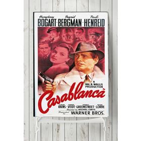 Postermanya Casablanca Kazablanka Film Afişi 80x115 cm Poster