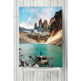 Postermanya Dağ Doğa Manzara 90x130 cm Poster