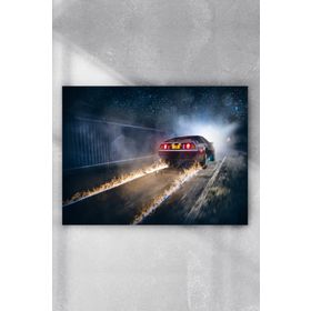 Postermanya De Lorean Araba 90x130 cm Poster