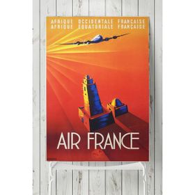 Postermanya Fransa Vintage 50x70 cm Poster