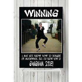 Postermanya Gangnam Style Eğlenceli Mizahi 50x70 cm Poster