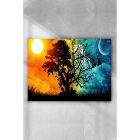 Postermanya Gece Gündüz Sanatsal 50x70 cm Poster