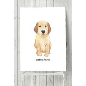 Postermanya Golden Retriever Çocuk Odası 40x60 cm Poster