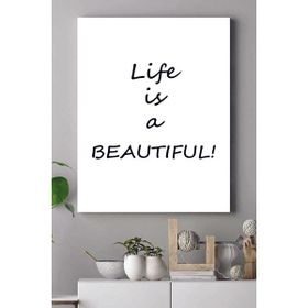 Postermanya Hayat Güzeldir Motivasyon 40x60 cm Poster