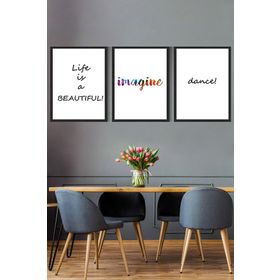 Postermanya Hayat Güzeldir Motivasyon 50x70 cm Poster