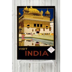 Postermanya Hindistan Vintage Manzara 80x115 cm Poster