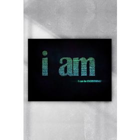 Postermanya I Am Motivasyon 30x40 cm Poster