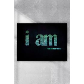 Postermanya I Am Motivasyon 30x40 cm Poster