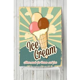 Postermanya Ice Cream Vintage 30x40 cm Poster